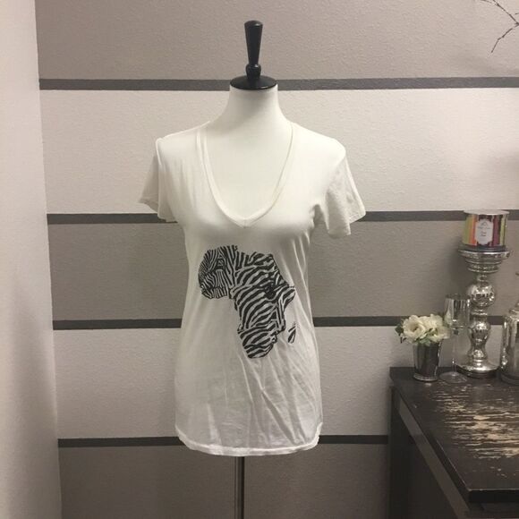 Alternative Zebra Striped Africa Tee - Picture 1 of 3